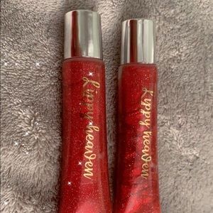 Red glitter gloss